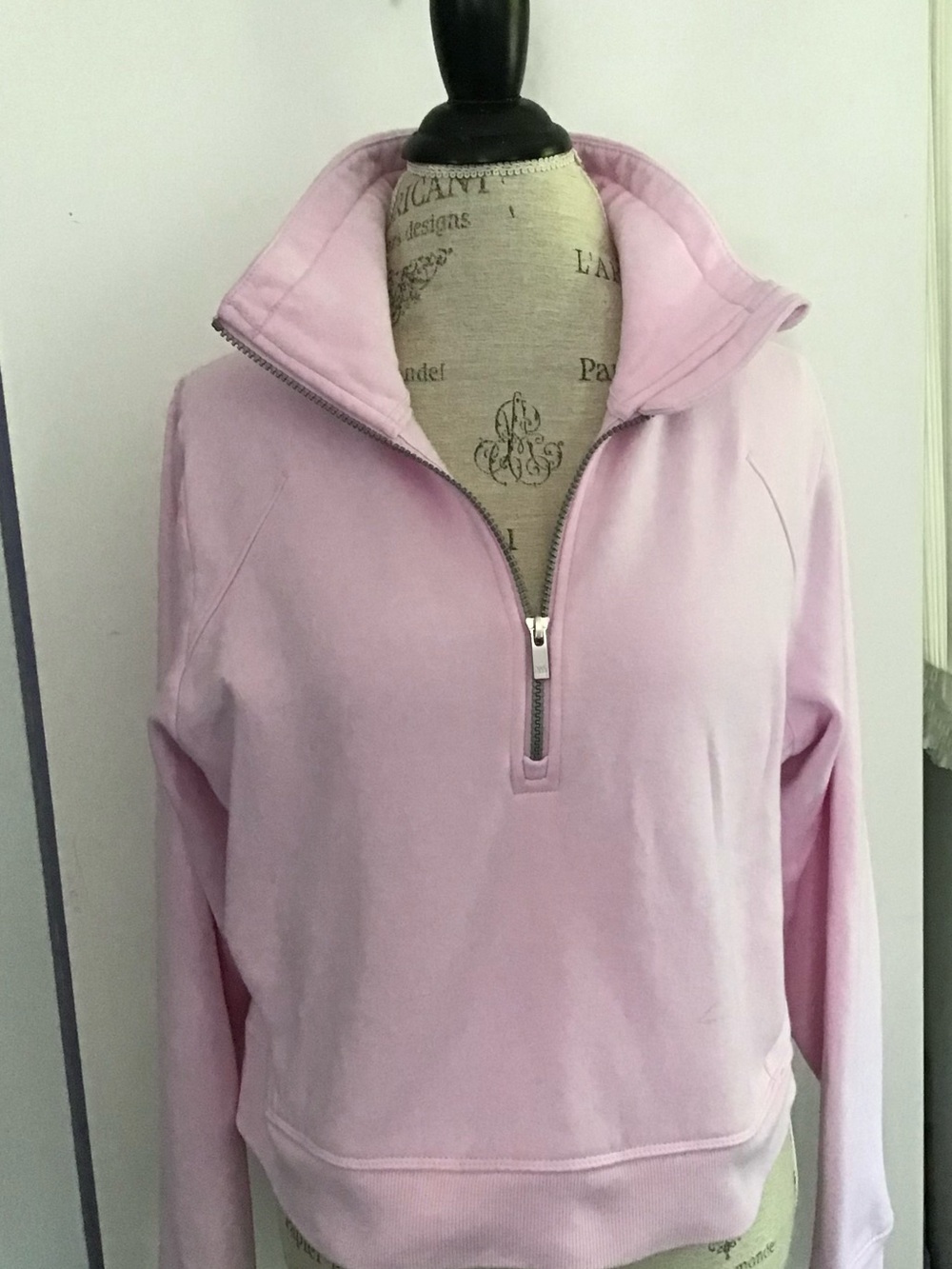 all in motion Light Pink Half-Zip Pullover